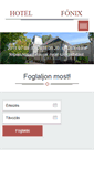 Mobile Screenshot of hotelfonix.hu